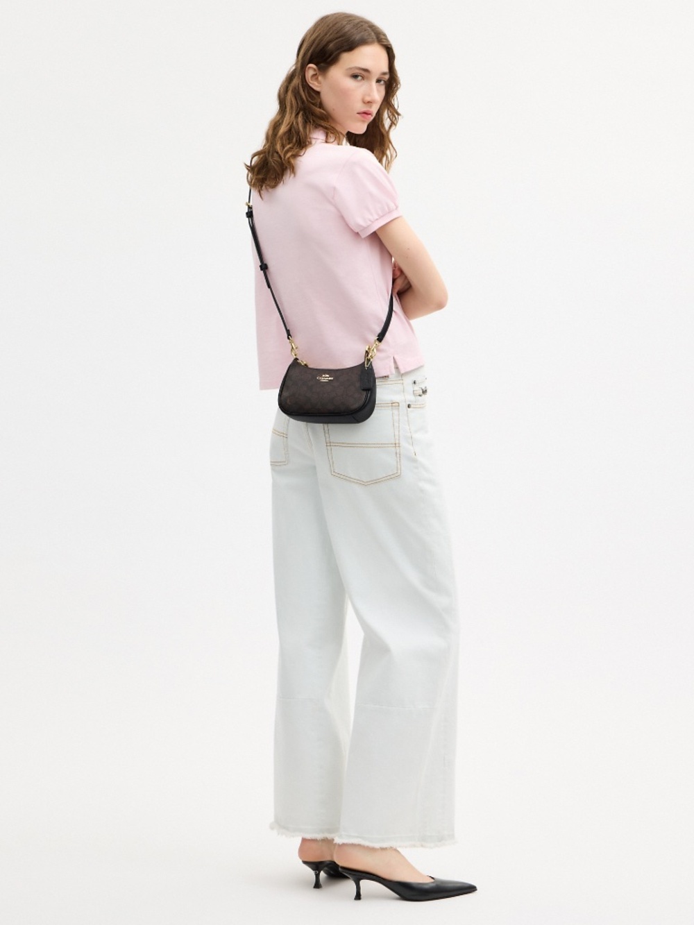 Coach Outlet Teri Mini Crossbody Bag In Signature Canvas